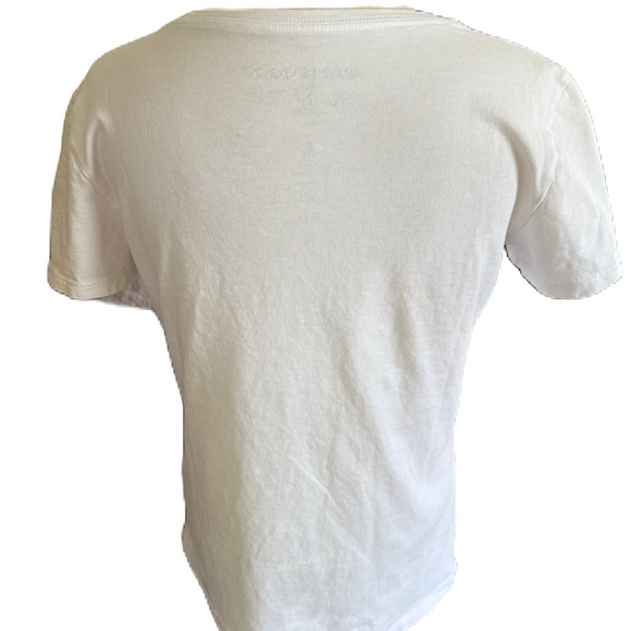 Life Is Good Women’s White Take Me To The Ocean Flip Flops Logo Crusher tee. Med - Picture 4 of 7